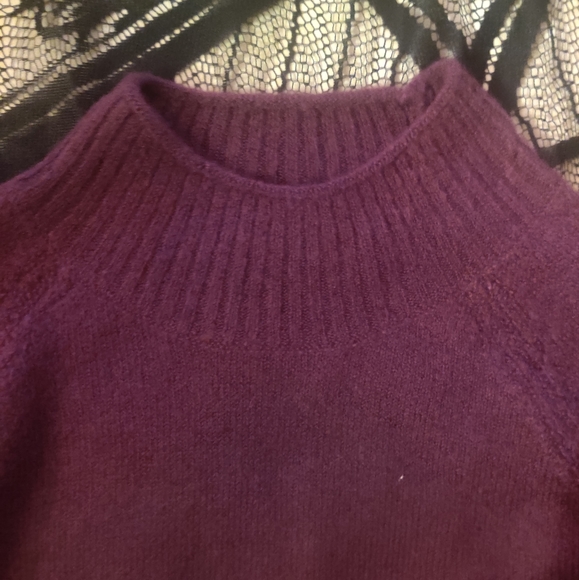 Purple Knit Turtleneck - Picture 2 of 7